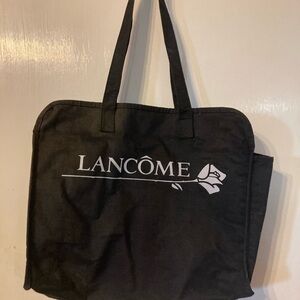 Lancôme Vintage Elegant Black tote Bag 14x16